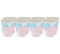 Gender Reveal Party Paper Cups (255g) - Vibrant Blue & Pink Design- Perfect for Celebrating Baby's Arrival - 8ct
