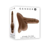 Gender X TPE Stand to Pee Dark Flesh 16 cm
