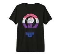 Genderfluid Flag Feminist Premium T-Shirt