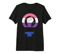 Genderfluid Flag Feminist Premium T-Shirt