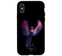 Genderfluid Phoenix Bird Queer Pride Flag Rising From Ashes Case for iPhone X/XS