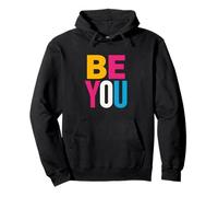 Genderfluid Pride Be You Retro Unisex Freedom Pullover Hoodie