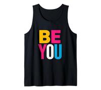 Genderfluid Pride Be You Retro Unisex Freedom Tank Top