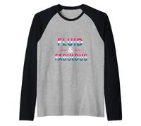 Genderfluid Pride Fluid & Fabulous Modern Gender LGBTQ+ Raglan Baseball Tee