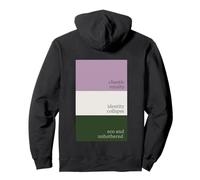 Genderqueer Color Paint Swatch Queer Pride Art Pullover Hoodie