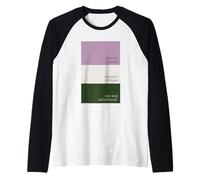 Genderqueer Color Paint Swatch Queer Pride Art Raglan Baseball Tee