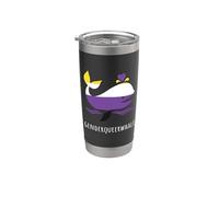 Genderqueer Non Binary Flag Genderqueerwhale Stainless Steel Insulated Tumbler