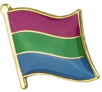 Genderqueer Pride Flag Enamel Lapel Pin - 1.9 x 1.6 cm Metal Badge - LGBTQ+ Accessory for Jackets, Hats, Backpacks, and More
