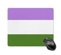 Genderqueer Proud Flag Mouse Mat Pad Small Gaming Mousepad Desktop Mousemat 18 * 22cm