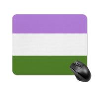 Genderqueer Proud Flag Mouse Mat Pad Small Gaming Mousepad Desktop Mousemat 20 * 25cm