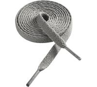 Gendewiner 1 Pair Shoe Laces Dark Grey Replacement 140cm Long 8mm Wide Flat Women Kids Men Sneakers High Top Trainers Bread Skate Shoelaces for Converse Air force 1 Nike Vans Adidas