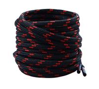 Gendewiner 2 Pair Black/Red Stripe 100 cm Long Round Boots Shoelace Hiking Boots Shoe Laces Replacements for School Football Trainer Laces