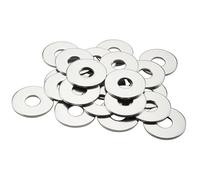Gendewiner M8 Washers M8 x 24x1.5mm Large OD Plain Wide Metal Round Flat Spacer Repair Washer 304 Stainless Steel Washers(20 Pack) For Screws Bolt
