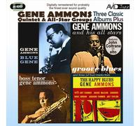 GENE AMMONS - THREE CLASSIC ALBUMS PLUS: GROOVE BLUES/BOSS TENOR/BLUE GENE NEW C