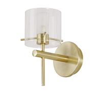 Gene Bathroom Wall Lamp Satin Brass IP44 Netlighting Yellow One Size