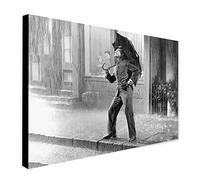 Gene Kelly - Singin' in the Rain - Movie Wall Art - Wrapped Framed Canvas Wall Art - Various Sizes (A3 [41cm x 30cm])
