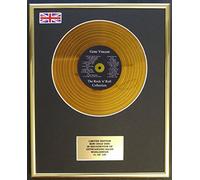 GENE VINCENT/MINI GOLD DISC DISPLAY/LIMITED EDITION/COA/THE ROCK 'N' ROLL COLLECTION