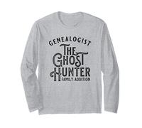 Genealogist Ghost Hunter Family History Design Long Sleeve T-Shirt