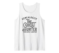 Genealogist Ghost Hunter Family History Design Tank Top