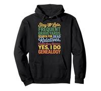 Genealogist Life Ancestor Research Funny Family Historian Pullover Hoodie