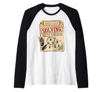 Genealogist Solving Family Mysteries Genealogy Ancestry Raglan Baseball Tee