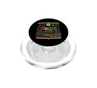 Genealogy Family History Genealogist Tree Word Cloud PopSockets PopGrip for MagSafe