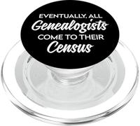 Genealogy Funny All Genealogists Come to Their Census Pun PopSockets PopGrip for MagSafe