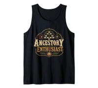 Genealogy Genealogist Ancestry Ancestory Enthusiast Tank Top
