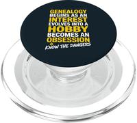 Genealogy Humor Family Historian Ancestor Research PopSockets PopGrip for MagSafe
