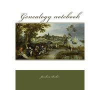 Genealogy notebook: 127 ancestor data sheets, name index, genealogical table for 7 generations, research log, to-do list, and plenty of room for notes.