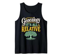 Genealogy Pun Relatives Ancestor Researcher Tank Top