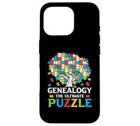 Genealogy The Ultimate Puzzle - Family History Ancestry Case for iPhone 16 Pro