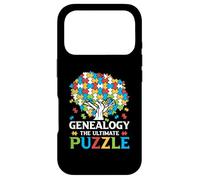 Genealogy The Ultimate Puzzle - Family History Ancestry Case for iPhone 17 Pro