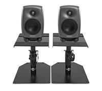 Genelec 8020D Studio Monitors Grey (Pair) with Desktop Stands