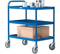 Slingsby Trolley General Purpose Three Tier Colour Blue