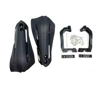 General ABS Motorcycle Hand Guards Set with Mount, Black