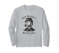 General Ambrose Burnside Old Burney Civil War Long Sleeve T-Shirt