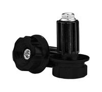 General Bike Handlebar End Caps Aluminum Accessories Easy Mount Mechanism Protective Plugs for Motorcycle Motorcycle Plugs Color Option