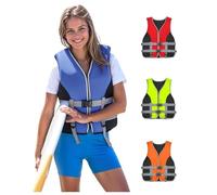 General Boating Life Vest, Reflective High Buoyancy Swim Vests with Whistle & Adjustable Straps, Kayak Life Jackets for Adults Youth Swimming Pools (M, Blue)