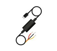 General Dashboard Camera Hardwire Car DVR Power Cable ABS Ideal for Public Lots Roadside & Private Gar Taxis Driver Security Accessory