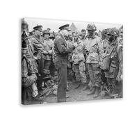 General Dwight Eisenhower D Day Canvas Art Poster And Wall Art Picture Print Modern Family Bedroom Decor 16x24inch(40x60cm)