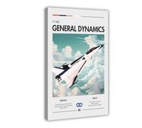 General Dynamics F-16XL Poster - USAF Aviation Art (2) Canvas Poster Wall Art Decor Print Picture Paintings for Living Room Bedroom Decoration 20x30inch(50x75cm)
