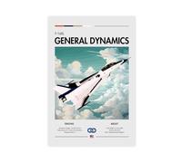 General Dynamics F-16XL Poster - USAF Aviation Art (2) Canvas Poster Wall Art Decor Print Picture Paintings for Living Room Bedroom Decoration 12x18inch(30x45cm)