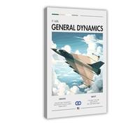 General Dynamics F-16XL Poster - USAF Aviation Art Canvas Poster Bedroom Decor Landscape Office Room Decor Gift 20x30inch(50x75cm)