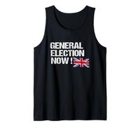 General Election Now! British Patriot Political UK Love Tank Top