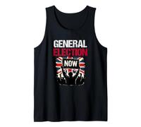 General Election Now Patriotic British Democracy UK Tank Top