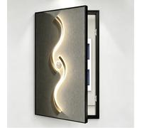 General Electrical Panel Decorative Wall Mounted Breaker Box Cover,Left-Hinged Access,Fuse Box Cover Cabinet Crystal Porcelain Painting For Home Entrance Hallway Bedroom(G,70cm*140cm(27.5 * 55.1IN))