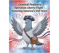 General Feathers: Operation Liberty Flight: Honoring America’s 250 Years - A Patriotic Coloring Book Adventure