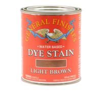 General Finishes Water Based Dye 1 Pint Light Brown