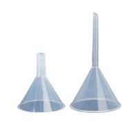General Funnel 1PCS All size lab 30mm 50mm 60mm 75mm 90mm 120mm 150mm Triangle funnel Clear Plastic Conical Funnel Laboratory supplies(75mm)